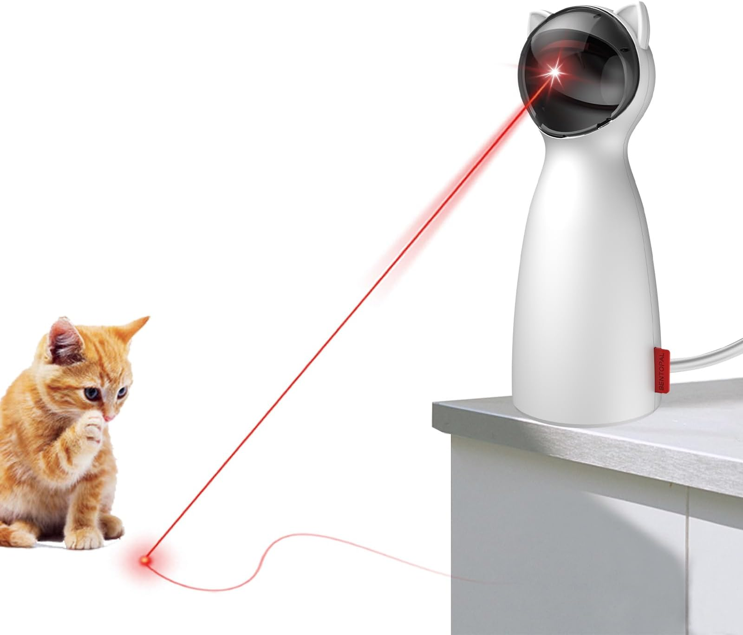 Automatic Cat Laser Toy β 3 Speed Modes & USB Rechargeable